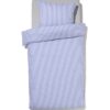 HEMA Dekbedovertrek 140x200/220cm zacht katoen strepen lavendel (lavendel) | HEMA