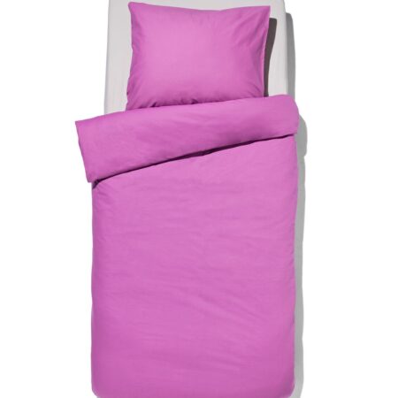 HEMA Dekbedovertrek 140x200/220cm zacht katoen violet (violet paars) | HEMA