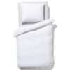 HEMA Dekbedovertrek 140x200/220cm zacht katoen wit (wit) | HEMA