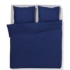 Dekbedovertrek 200x200/220cm hotel katoen percal donkerblauw