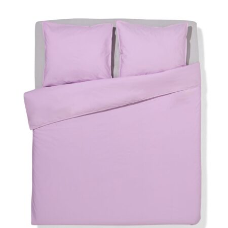 HEMA Dekbedovertrek 200x200/220cm hotel katoen percal lila (lila) | HEMA