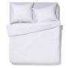 HEMA Dekbedovertrek 200x200/220cm hotel katoen percal wit (wit) | HEMA