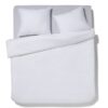 HEMA Dekbedovertrek 200x200/220cm hotel katoen satijn wit (wit) | HEMA
