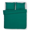 HEMA Dekbedovertrek 200x200/220cm zacht katoen donkergroen (middengroen) | HEMA