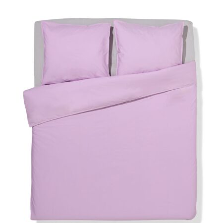 HEMA Dekbedovertrek 240x200/220cm hotel katoen percal lila (lila) | HEMA
