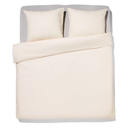 HEMA Dekbedovertrek 240x200/220cm zacht katoen beige (beige) | HEMA