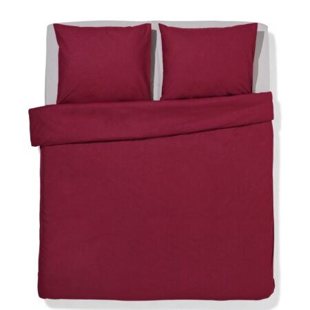HEMA Dekbedovertrek 240x200/220cm zacht katoen rood (rood) | HEMA