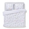 HEMA Dekbedovertrek 240x200/220cm zacht katoen veldbloemen wit (wit) | HEMA