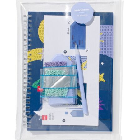 HEMA Diamond painting notitieboek A5 gelinieerd | HEMA