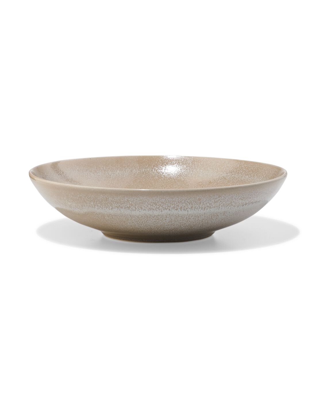 HEMA Diep bord Ø21.2cm Monaco aardewerk lichtbruin (lichtbruin) | HEMA