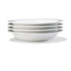 HEMA Diep bord Ø22.5cm Alledag porselein wit - 4 stuks (wit) | HEMA