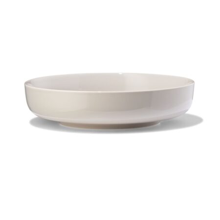HEMA Diep bord Ø22cm Knap new bone china grijs (grijs) | HEMA