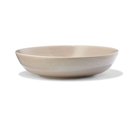 HEMA Diep bord Ø22cm Puur aardewerk beige (beige) | HEMA