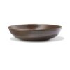 HEMA Diep bord Ø22cm Puur aardewerk donkerbruin (donkerbruin) | HEMA
