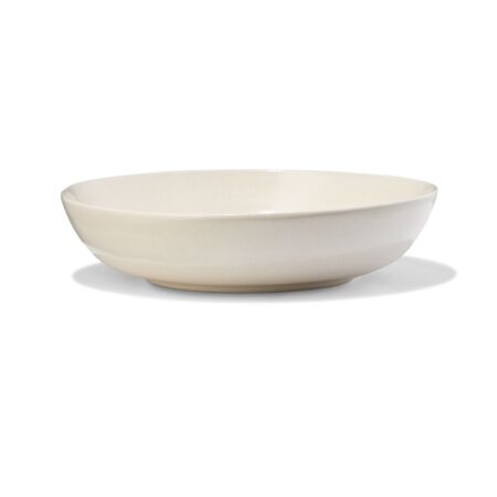 HEMA Diep bord Ø22cm Puur aardewerk gebroken wit (gebroken wit) | HEMA