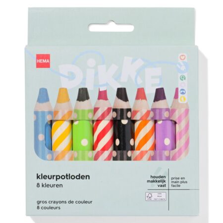 HEMA Dikke potloden - 8 stuks | HEMA