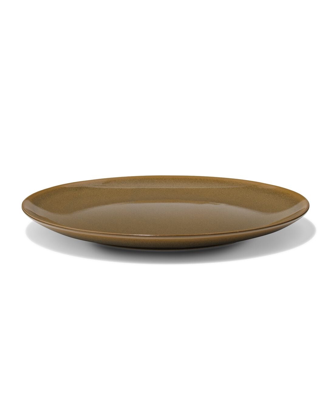 HEMA Dinerbord Ø26.4cm Monaco aardewerk donkerbruin (donkerbruin) | HEMA
