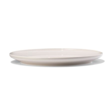 HEMA Dinerbord Ø26.5cm Knap new bone china grijs (grijs) | HEMA