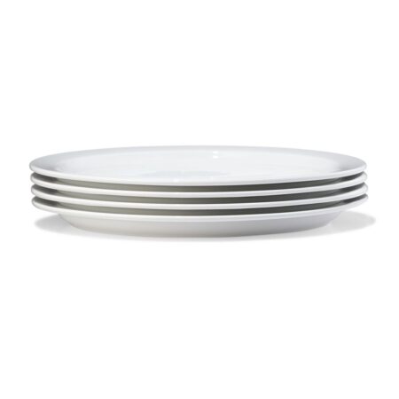 HEMA Dinerbord Ø26cm Alledag porselein wit - 4 stuks (wit) | HEMA