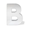 Discoletter B 10x9x10cm (zilver)