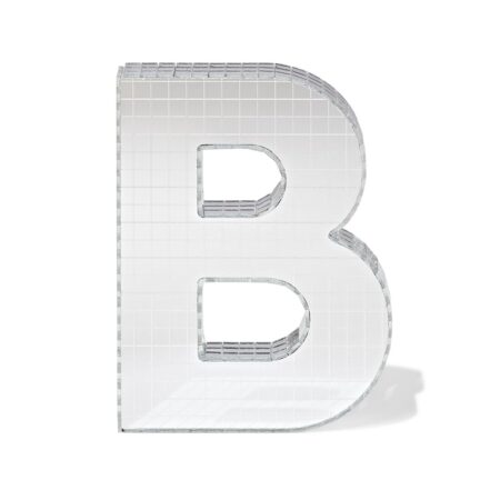 HEMA Discoletter B 10x9x10cm (zilver) | HEMA