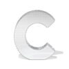 Discoletter C 10x9x10cm (zilver)