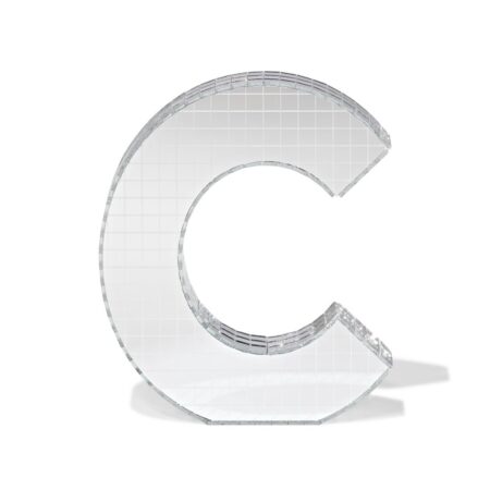 HEMA Discoletter C 10x9x10cm (zilver) | HEMA