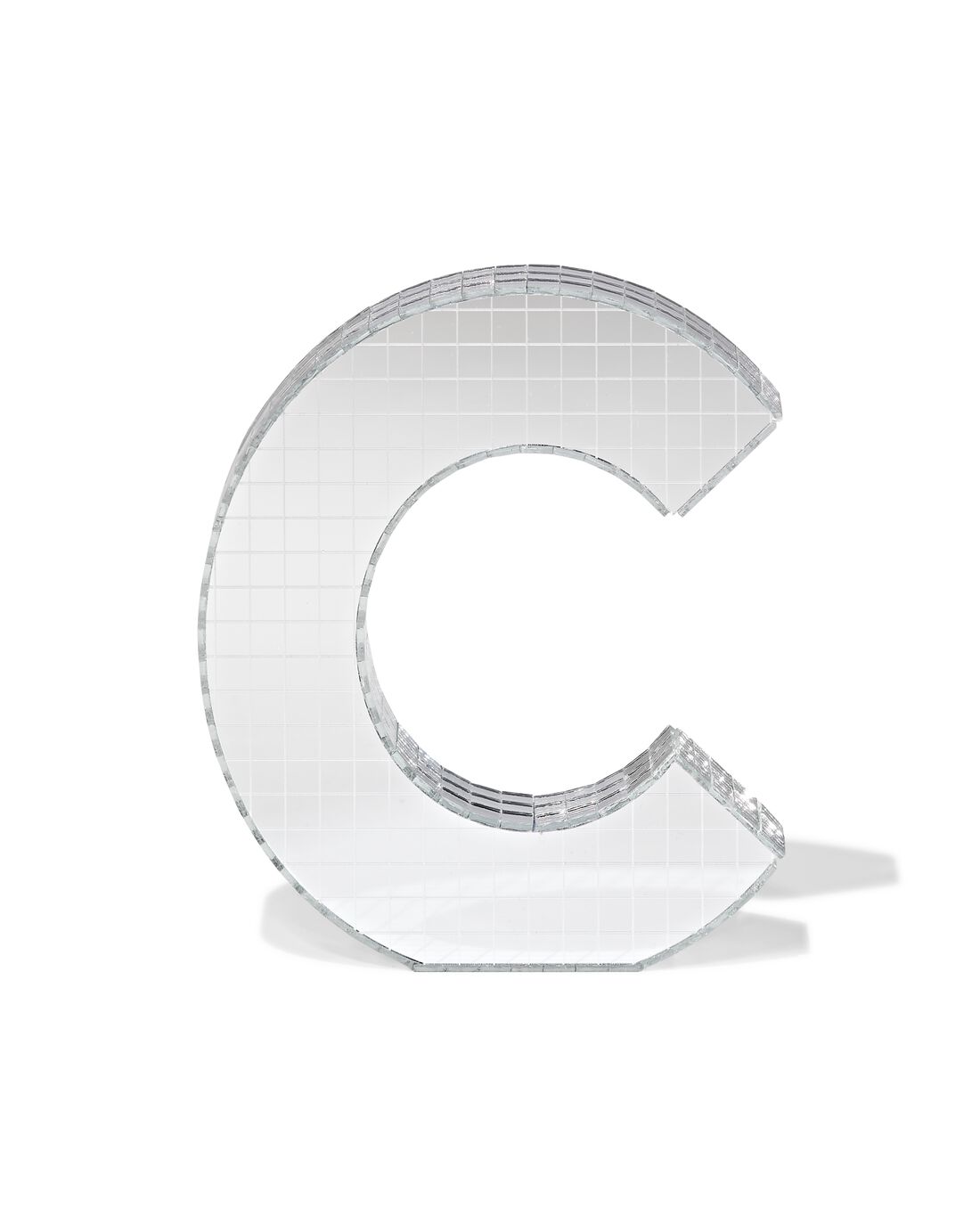 HEMA Discoletter C 10x9x10cm (zilver) | HEMA