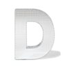 HEMA Discoletter D 10x9x10cm (zilver) | HEMA