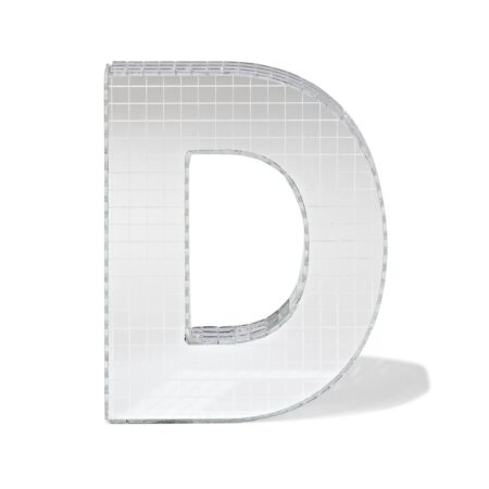 HEMA Discoletter D 10x9x10cm (zilver) | HEMA