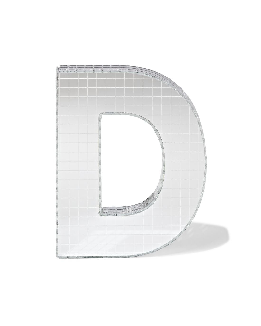 HEMA Discoletter D 10x9x10cm (zilver) | HEMA