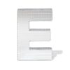 HEMA Discoletter E 10x9x10cm (zilver) | HEMA