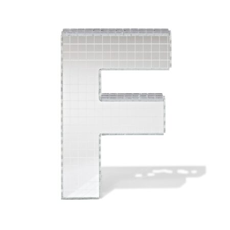 HEMA Discoletter F 10x9x10cm (zilver) | HEMA