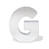 HEMA Discoletter G 10x9x10cm (zilver) | HEMA