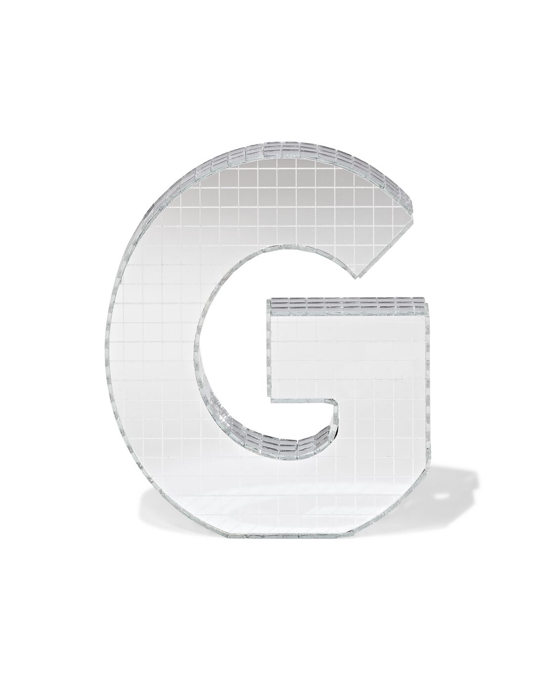 HEMA Discoletter G 10x9x10cm (zilver) | HEMA