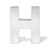 HEMA Discoletter H 10x9x10cm (zilver) | HEMA