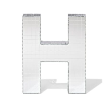 HEMA Discoletter H 10x9x10cm (zilver) | HEMA