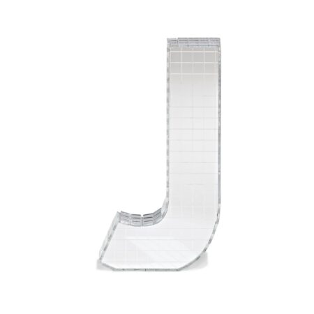 HEMA Discoletter J 10x9x10cm (zilver) | HEMA