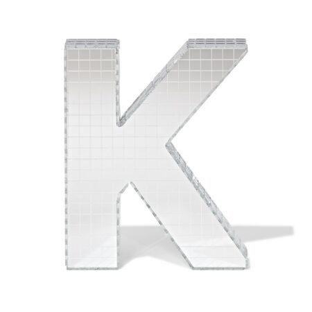 HEMA Discoletter K 10x9x10cm (zilver) | HEMA