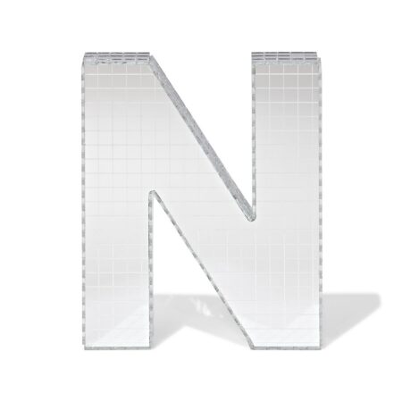 HEMA Discoletter N 10x9x10cm (zilver) | HEMA