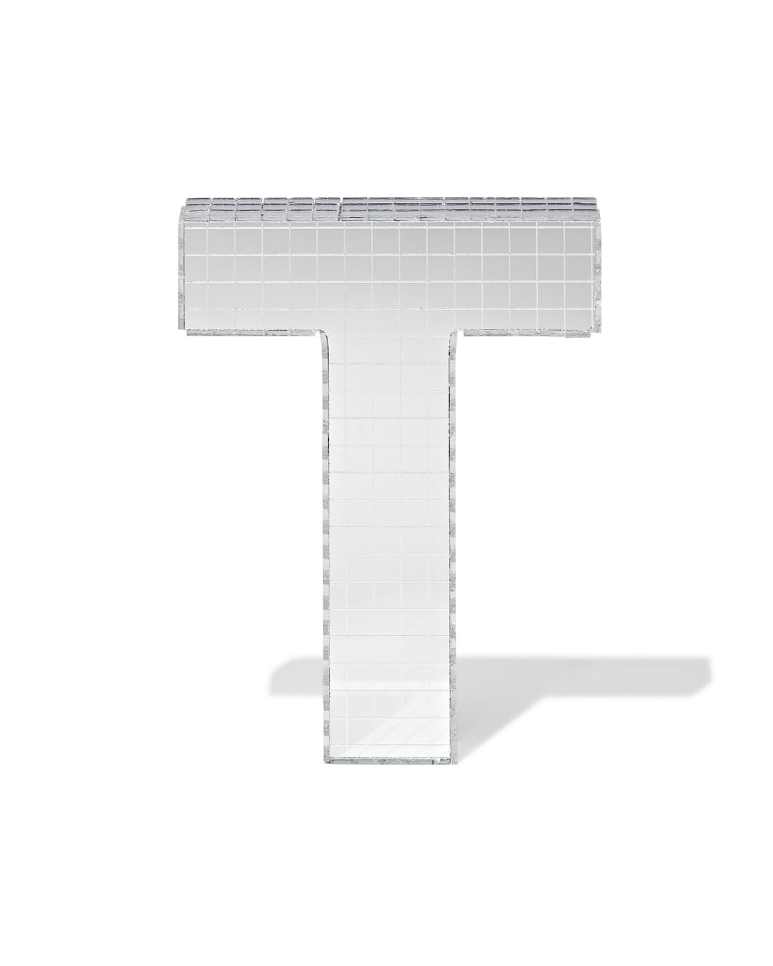 HEMA Discoletter T 10x9x10cm (zilver) | HEMA