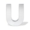 HEMA Discoletter U 10x9x10cm (zilver) | HEMA