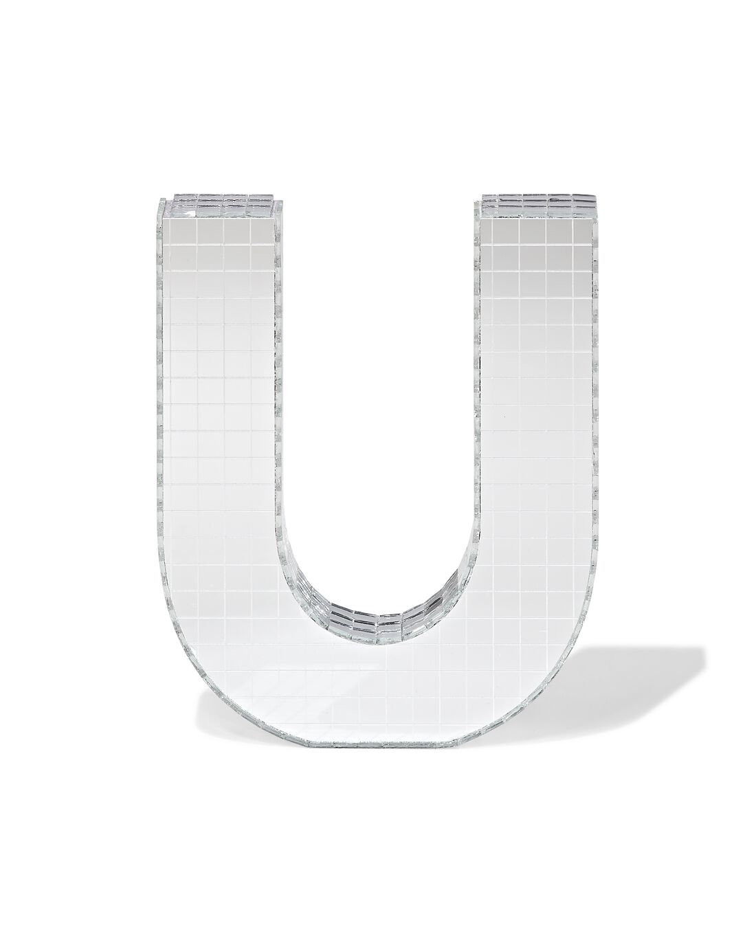 HEMA Discoletter U 10x9x10cm (zilver) | HEMA