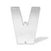 HEMA Discoletter W 10x9x10cm (zilver) | HEMA