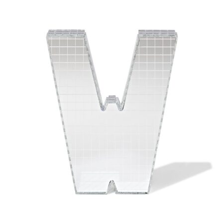 HEMA Discoletter W 10x9x10cm (zilver) | HEMA