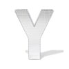 HEMA Discoletter Y 10x9x10cm (zilver) | HEMA