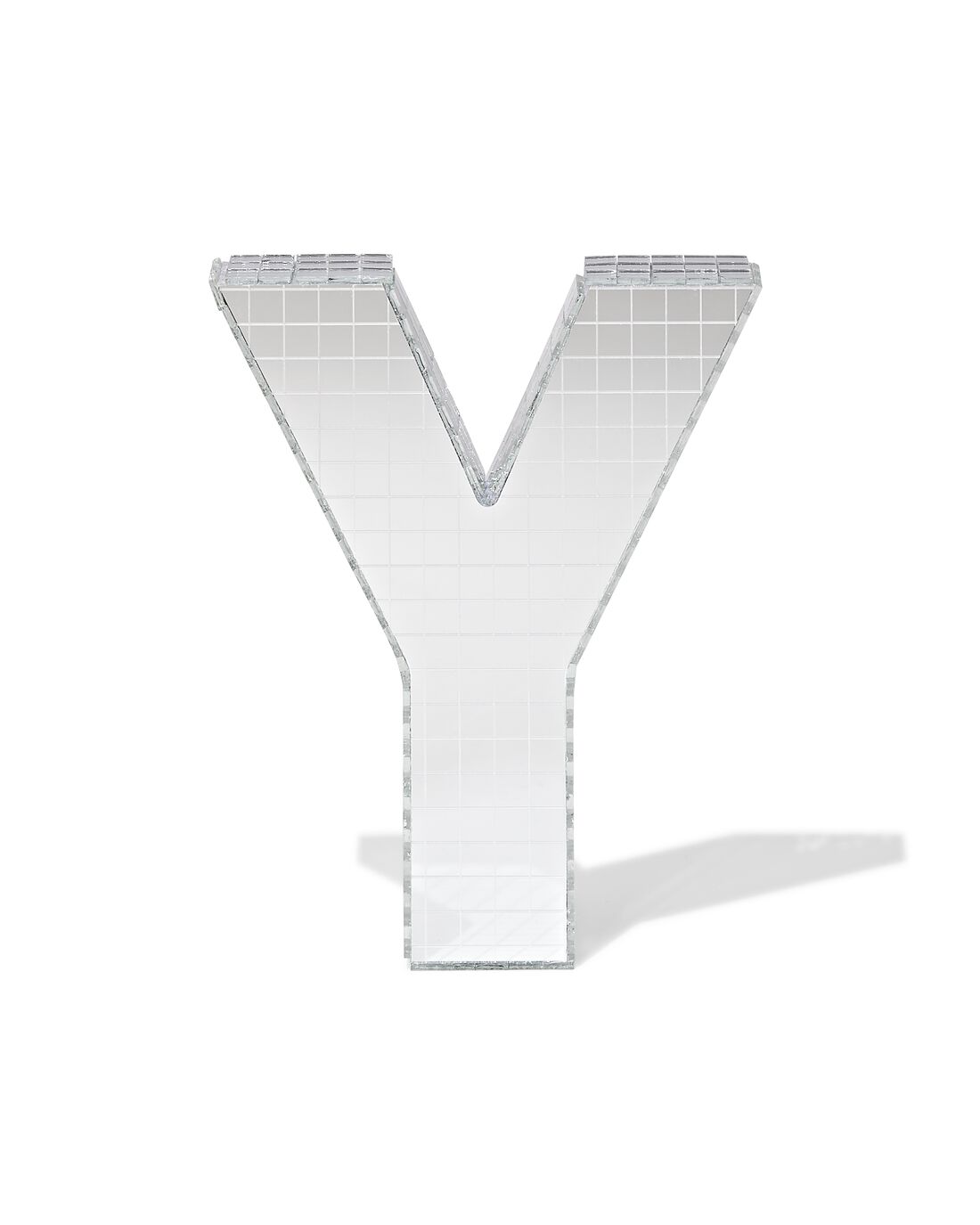 HEMA Discoletter Y 10x9x10cm (zilver) | HEMA