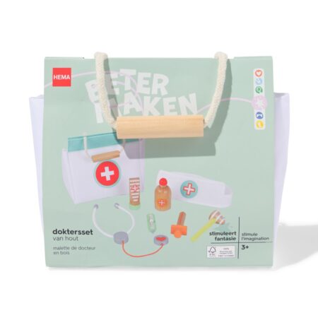 HEMA Dokterstas 21x19x12cm hout | HEMA