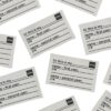 HEMA Doorgeef naailabels - 12 stuks (wit) | HEMA