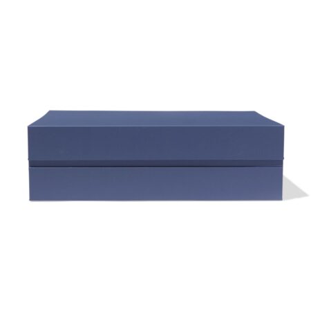 HEMA Doos met magnetische deksel A4 karton blauw | HEMA